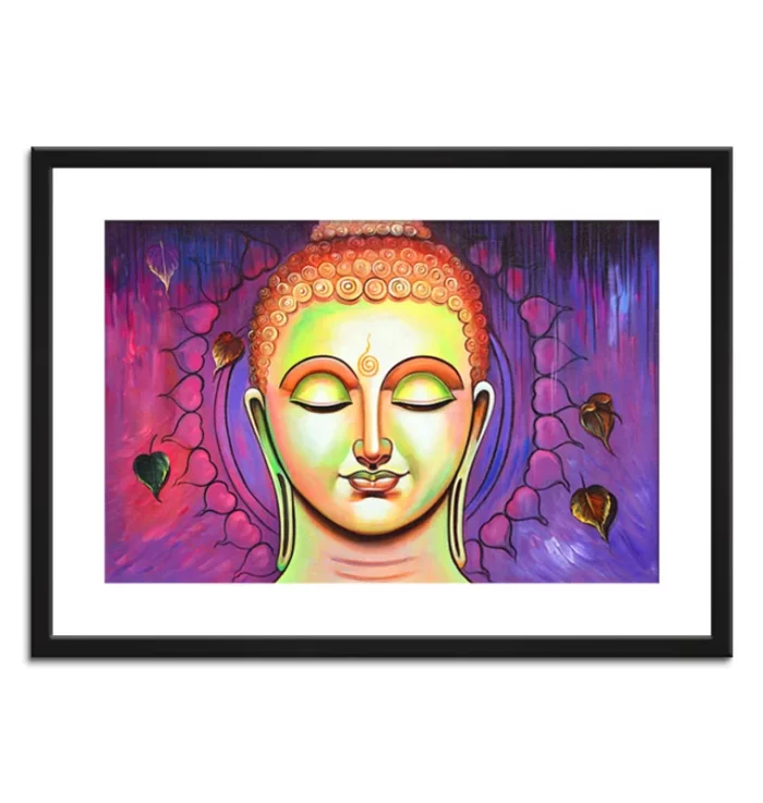 "Divine Buddha Wall art with Frame"