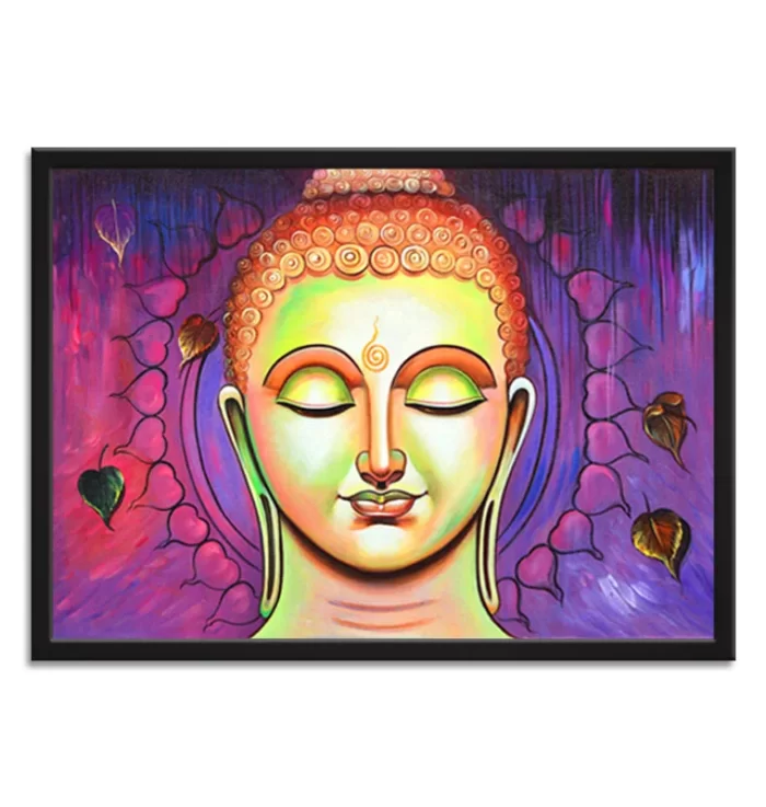 "Divine Buddha Wall art with Frame"