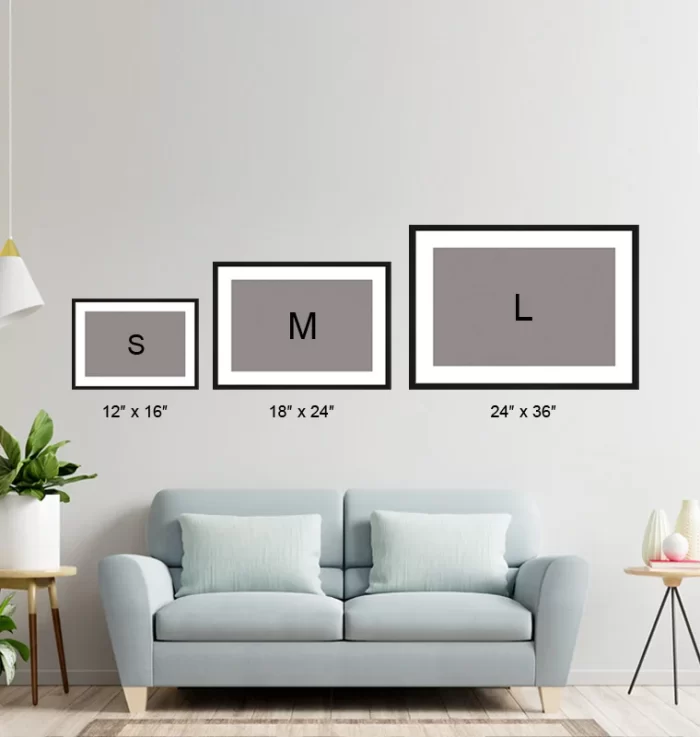 Wall mount frames