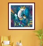 ganesha painting on canvas