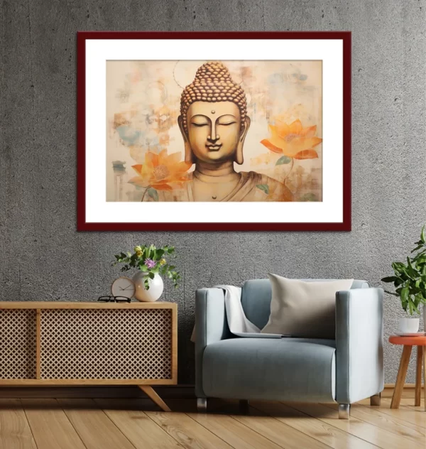 Buddha Old Painting -Wall Art