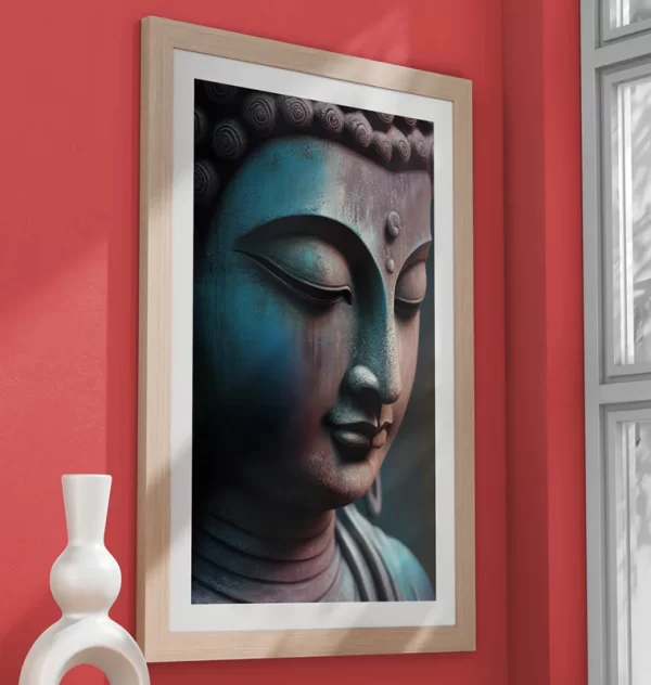 Buddha Statue Face-Wall Art