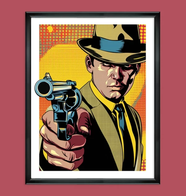 Pop Art Gun Man